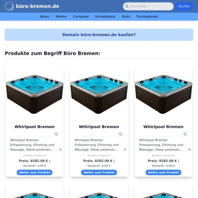 Screenshot büro-bremen.de