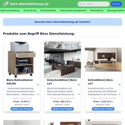 Screenshot büro-dienstleistung.de