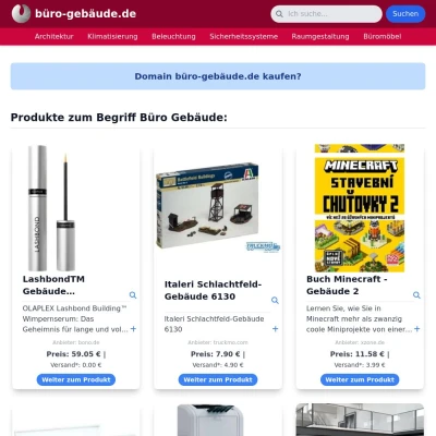 Screenshot büro-gebäude.de