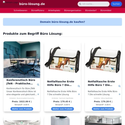 Screenshot büro-lösung.de