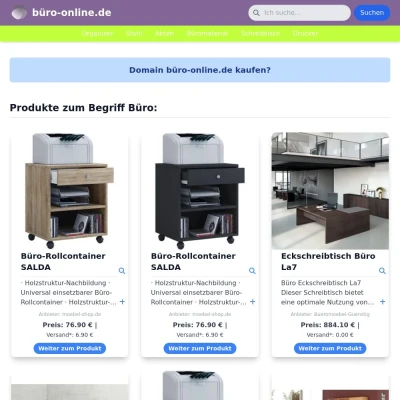 Screenshot büro-online.de