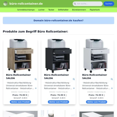 Screenshot büro-rollcontainer.de