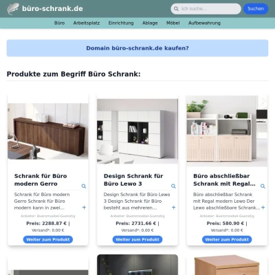 Screenshot büro-schrank.de