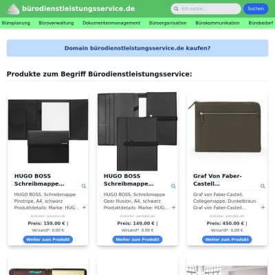 Screenshot bürodienstleistungsservice.de