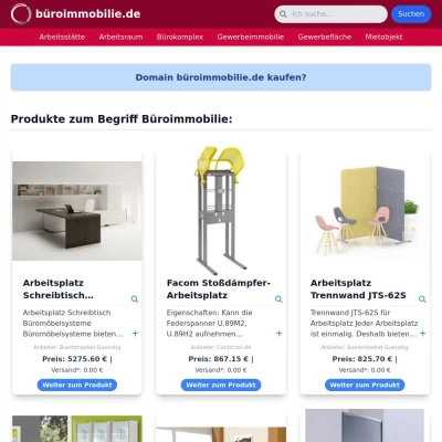 Screenshot büroimmobilie.de