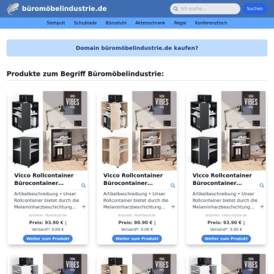Screenshot büromöbelindustrie.de
