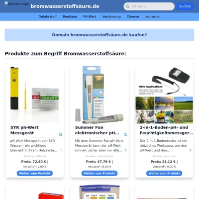 Screenshot bromwasserstoffsäure.de