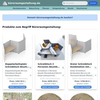 Screenshot büroraumgestaltung.de