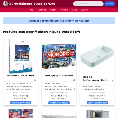 Screenshot büroreinigung-düsseldorf.de