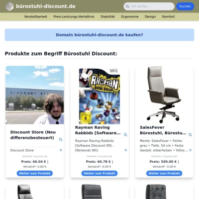 Screenshot bürostuhl-discount.de