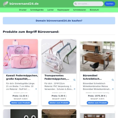 Screenshot büroversand24.de