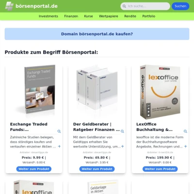 Screenshot börsenportal.de