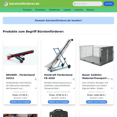 Screenshot bürstenförderer.de