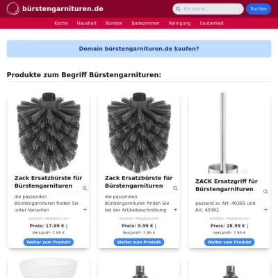 Screenshot bürstengarnituren.de