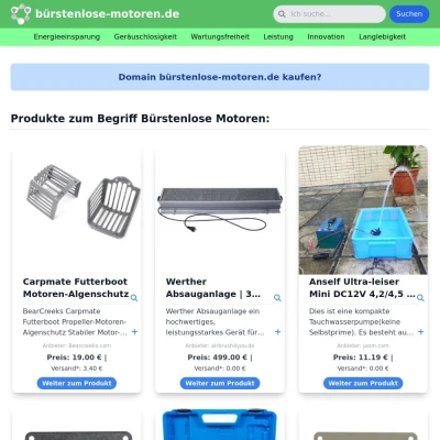 Screenshot bürstenlose-motoren.de