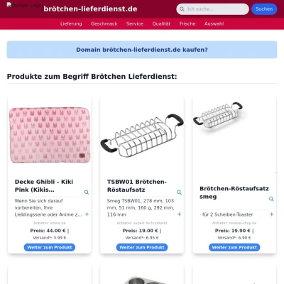 Screenshot brötchen-lieferdienst.de