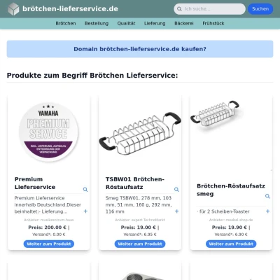 Screenshot brötchen-lieferservice.de