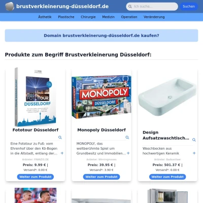 Screenshot brustverkleinerung-düsseldorf.de