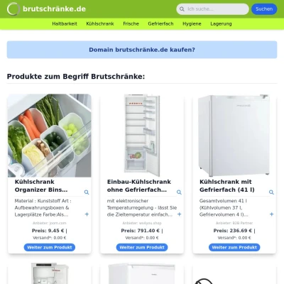 Screenshot brutschränke.de