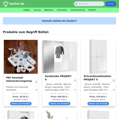 Screenshot büttel.de