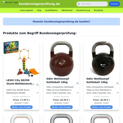 Screenshot bundessiegerprüfung.de