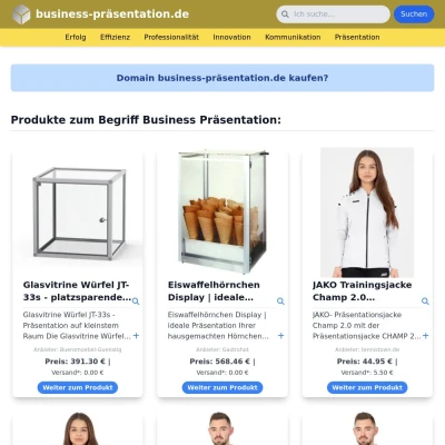 Screenshot business-präsentation.de