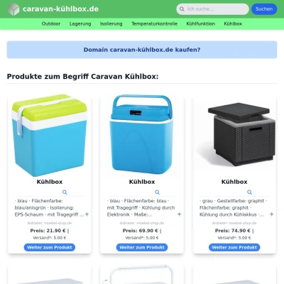 Screenshot caravan-kühlbox.de