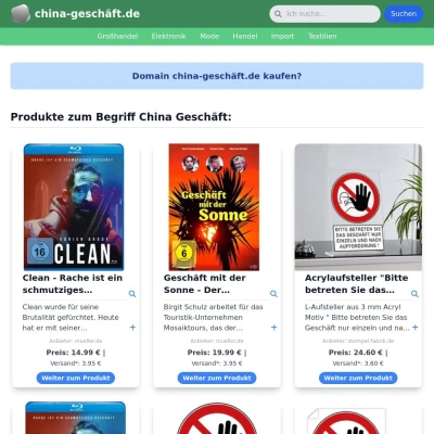 Screenshot china-geschäft.de