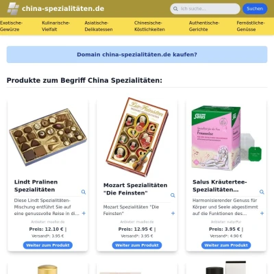 Screenshot china-spezialitäten.de