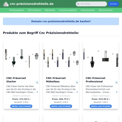 Screenshot cnc-präzisionsdrehteile.de