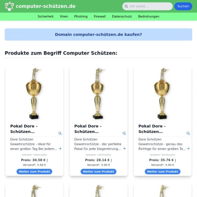 Screenshot computer-schützen.de