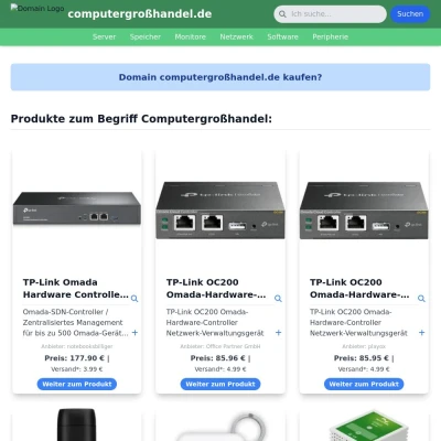 Screenshot computergroßhandel.de