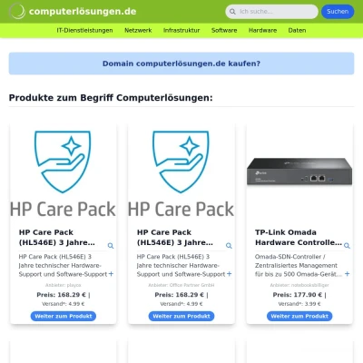 Screenshot computerlösungen.de