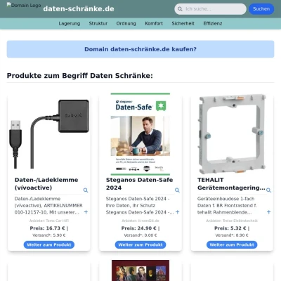 Screenshot daten-schränke.de