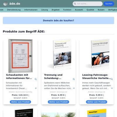 Screenshot äde.de