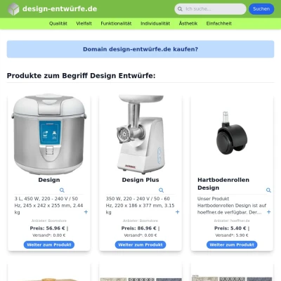 Screenshot design-entwürfe.de