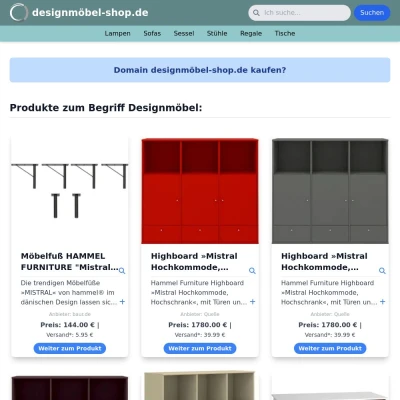 Screenshot designmöbel-shop.de