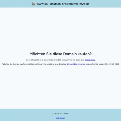 Screenshot deutsch-arbeitsblätter.de