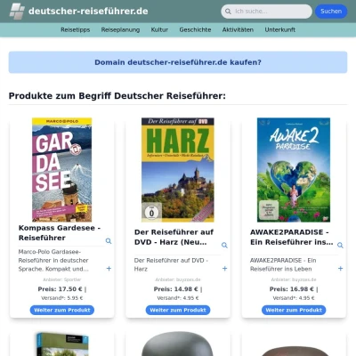 Screenshot deutscher-reiseführer.de