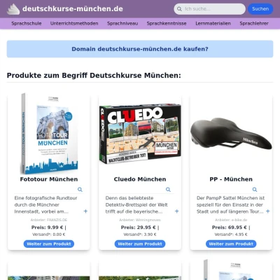 Screenshot deutschkurse-münchen.de