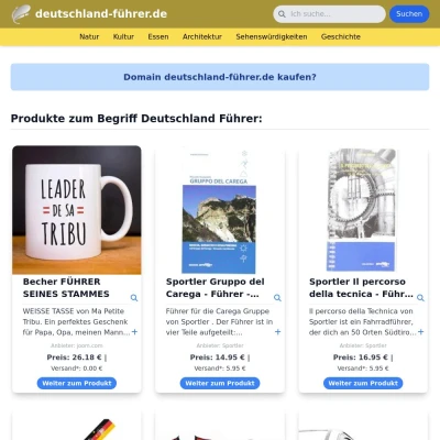 Screenshot deutschland-führer.de