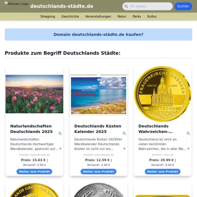 Screenshot deutschlands-städte.de