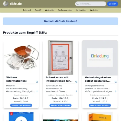Screenshot däfc.de