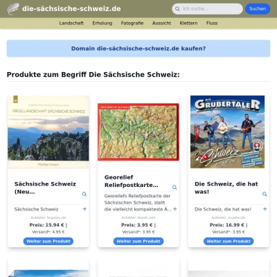 Screenshot die-sächsische-schweiz.de