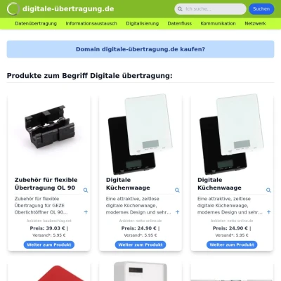 Screenshot digitale-übertragung.de