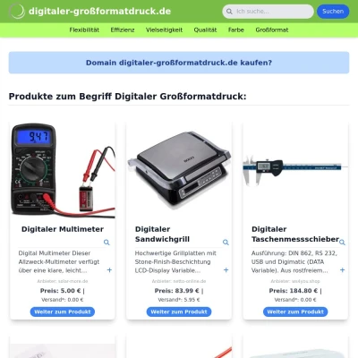 Screenshot digitaler-großformatdruck.de