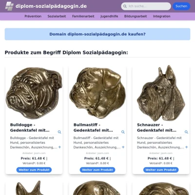 Screenshot diplom-sozialpädagogin.de