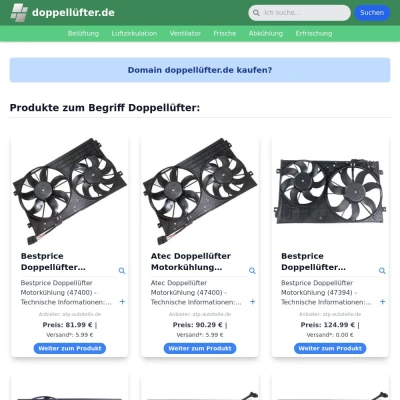 Screenshot doppellüfter.de