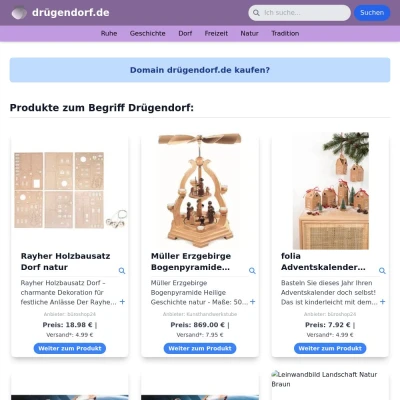 Screenshot drügendorf.de