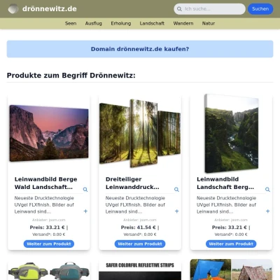 Screenshot drönnewitz.de